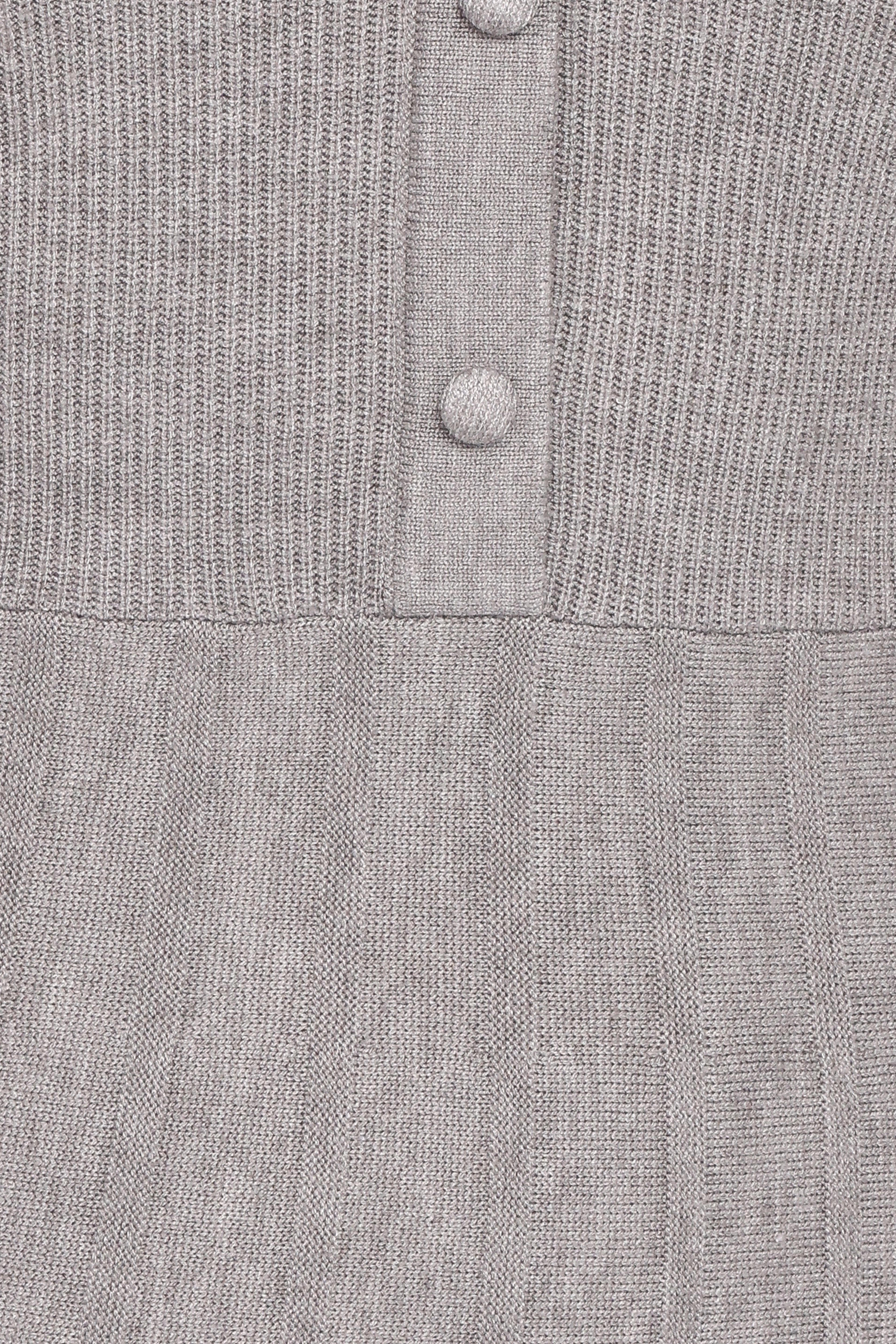 Darlina Long Sleeve Mini Dress - Heather Grey