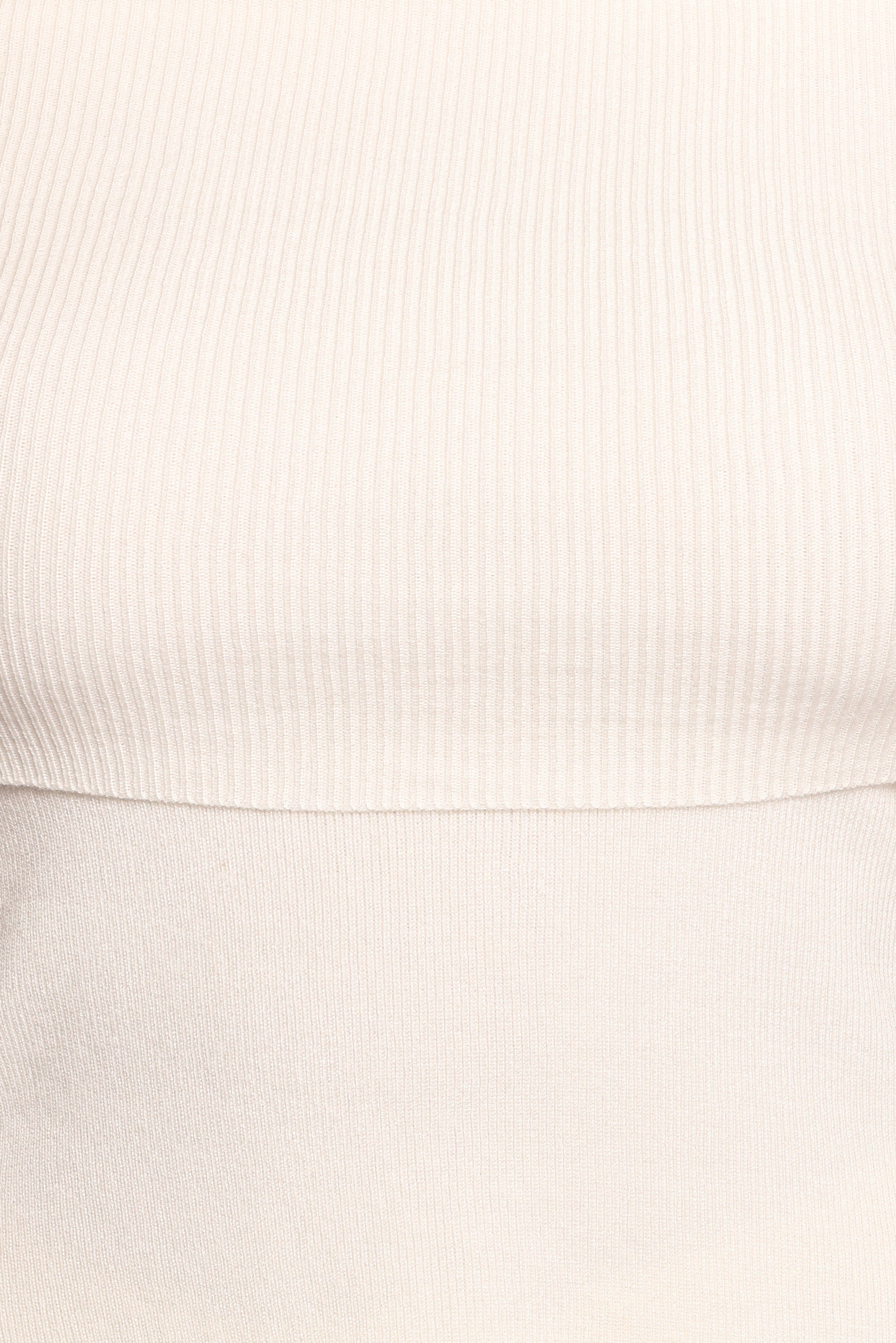 Mavis Off Shoulder Knit Top - Cream