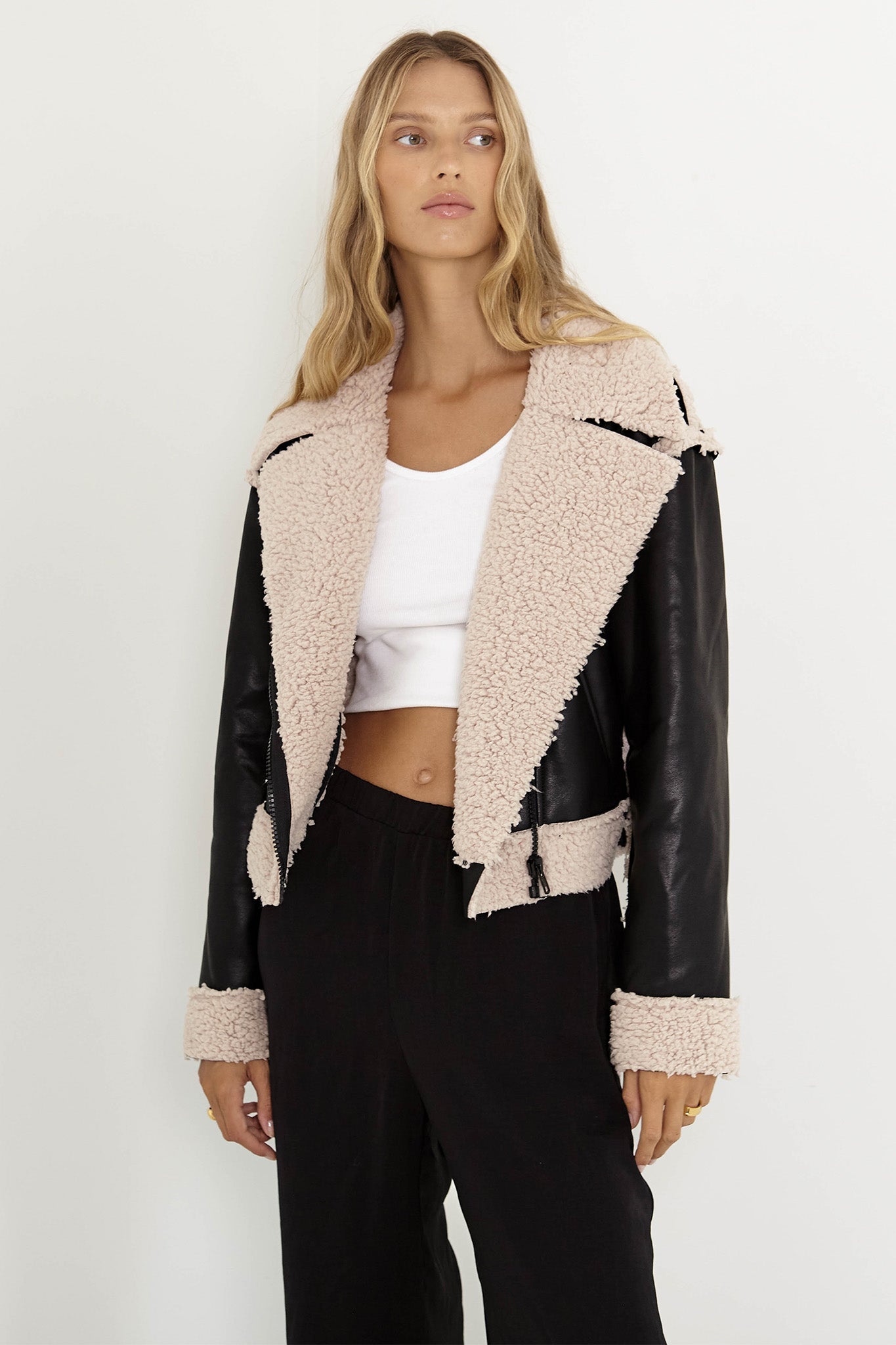 Billie Aviator Jacket Black