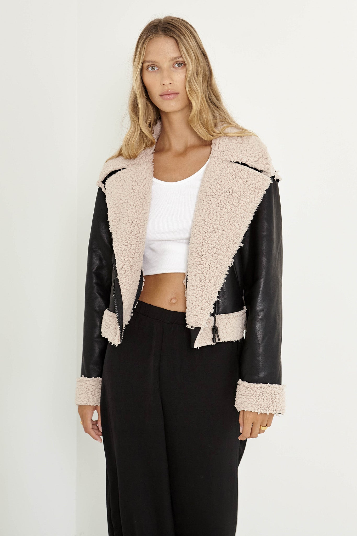 Billie Aviator Jacket Black