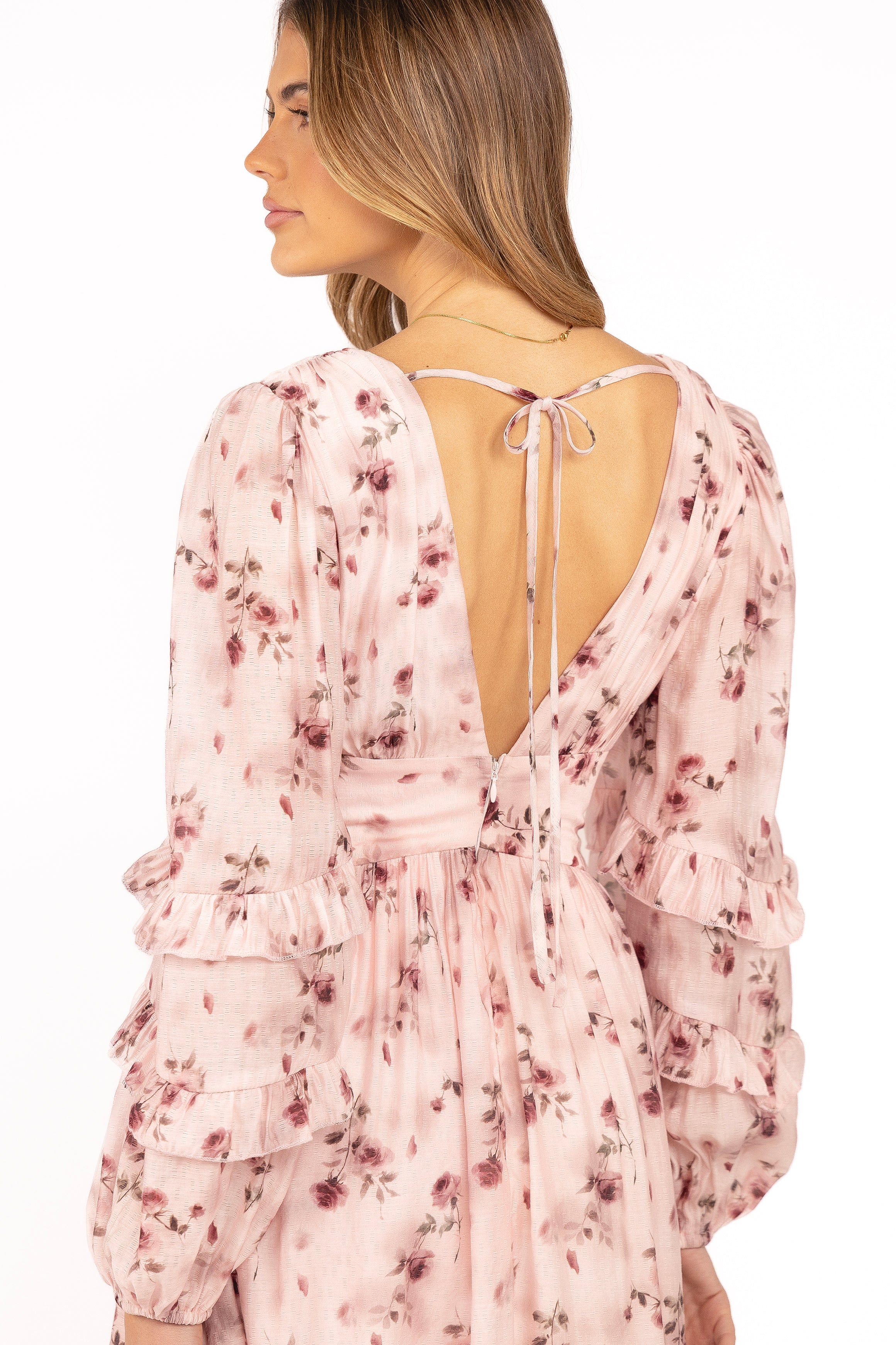 Vayla Maxi Dress - Pink Rose