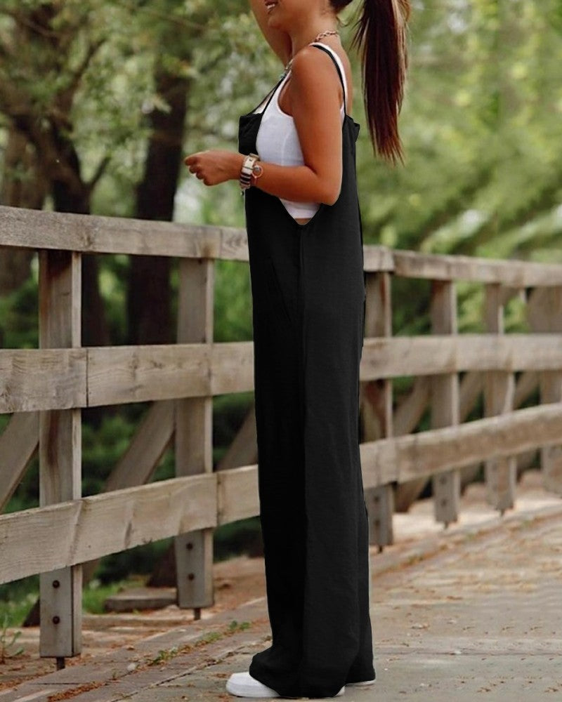 Duglam® Wide-Leg Pocket Overalls – Casual Luxe Redefined