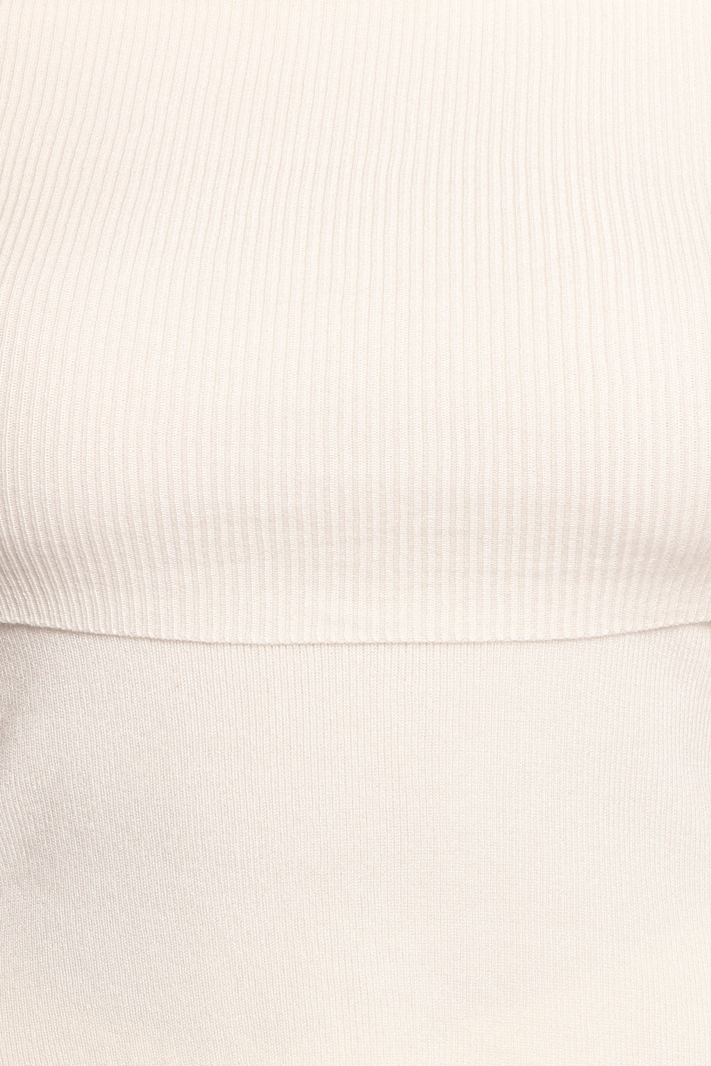 Mavis Off Shoulder Knit Top - Cream