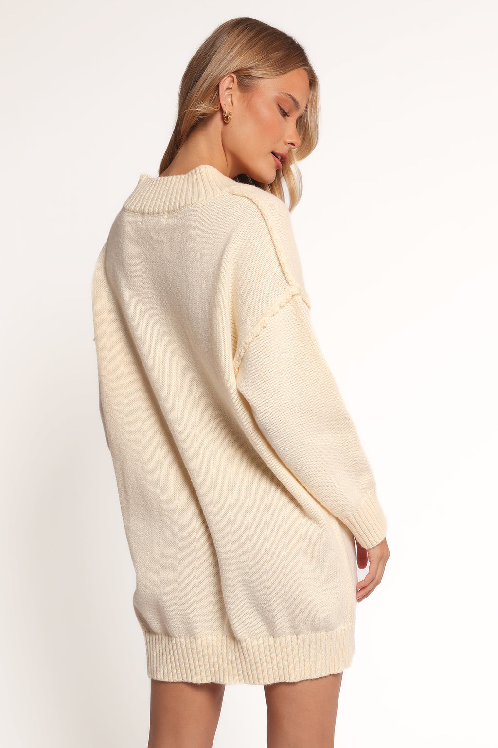 Sancia Knit Mini Dress - Cream