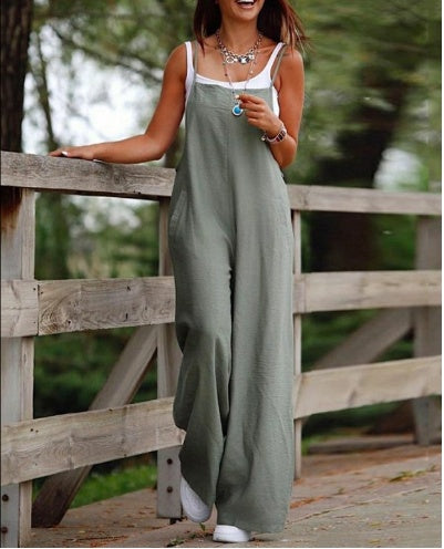 Duglam® Wide-Leg Pocket Overalls – Casual Luxe Redefined